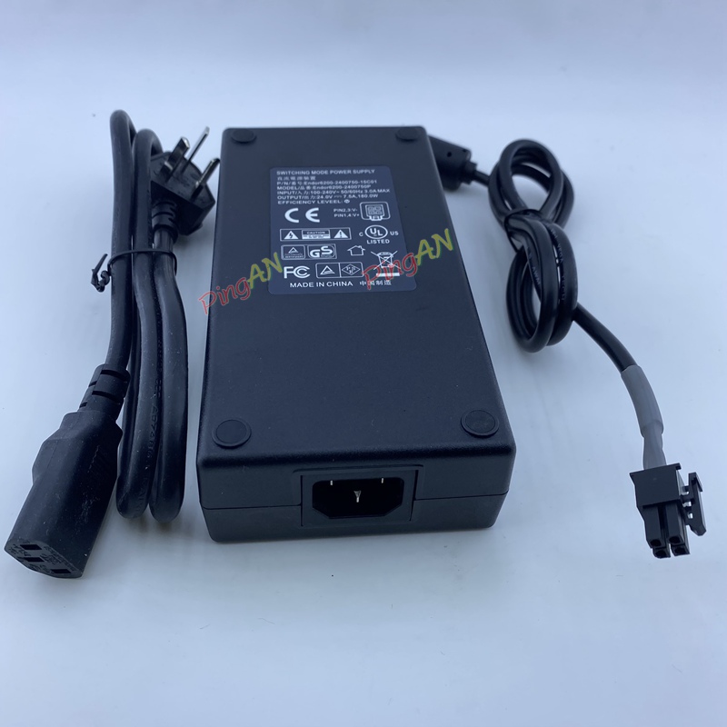 *Brand NEW*24V 7.5A ENDOR6200-2400750P 180W FANATEC GT CSL/ DD PRO AC DC ADAPTER POWER SUPPLY